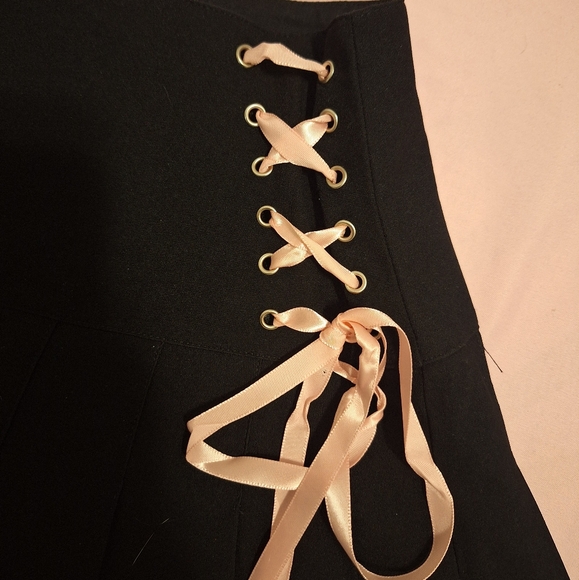 Sugar Thrillz Valentine's Day Black and Pink Corset and Mini Skirt Bundle - Picture 10 of 14